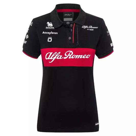 Alfa Romeo Women's Polo Shirt - Official Team Merchandise - Ex Race Gear