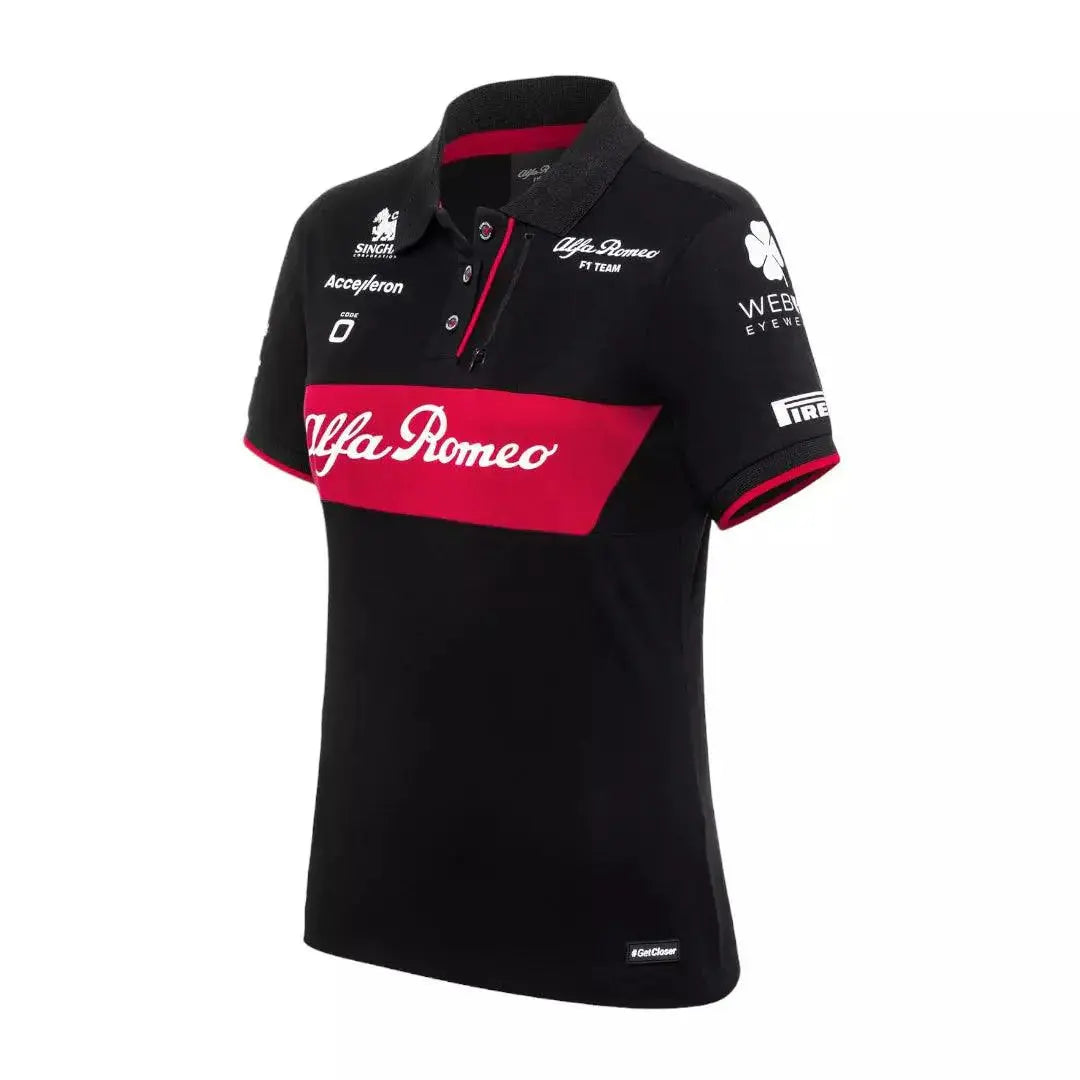 Alfa Romeo Women's Polo Shirt - Official Team Merchandise - Ex Race Gear