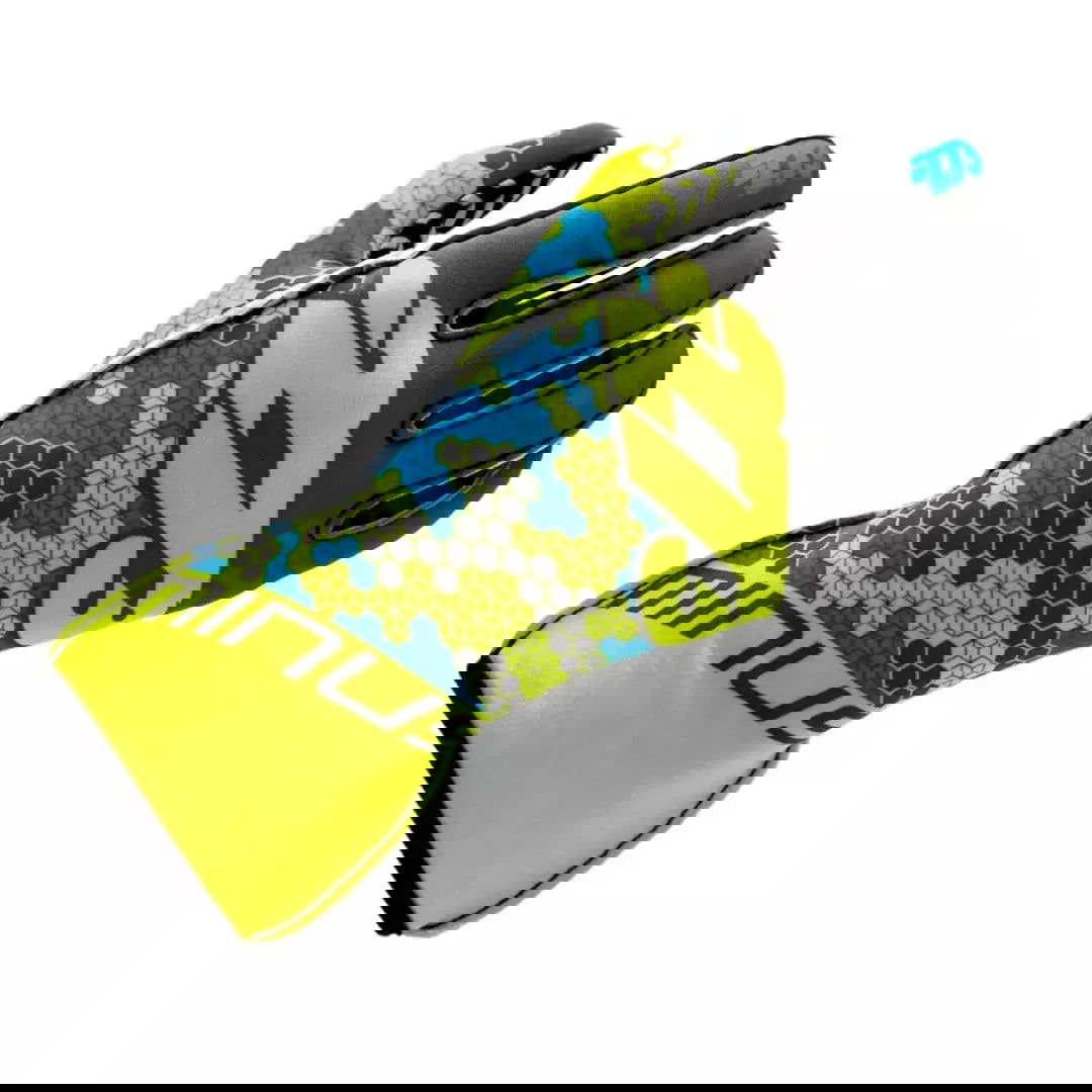 BUZZZ Gray/Fluo Yellow/Cyan - Ex Race Gear