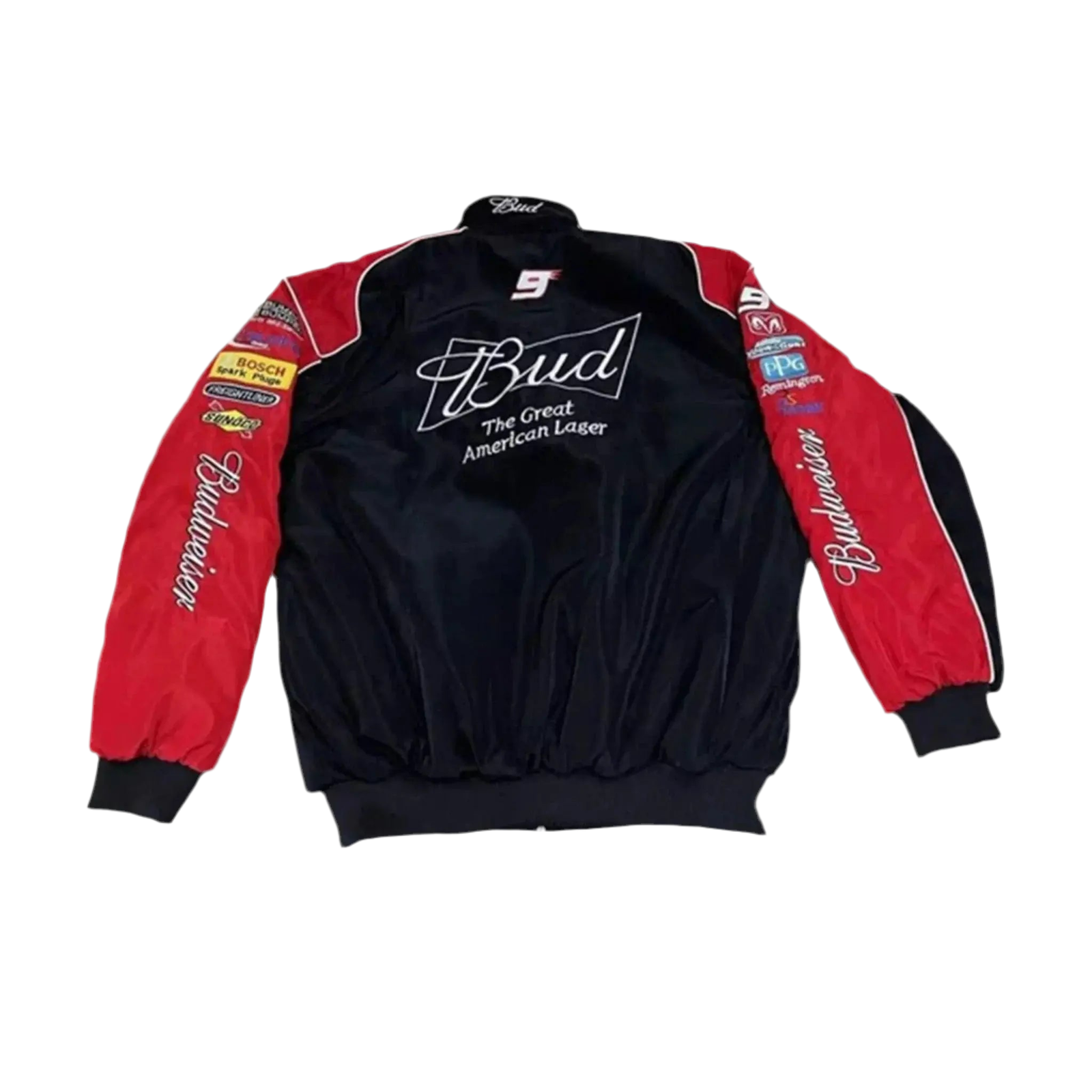 Budweiser F1 Racing Embroidered Retro Limited Edition Jacket - Speedxcrafts