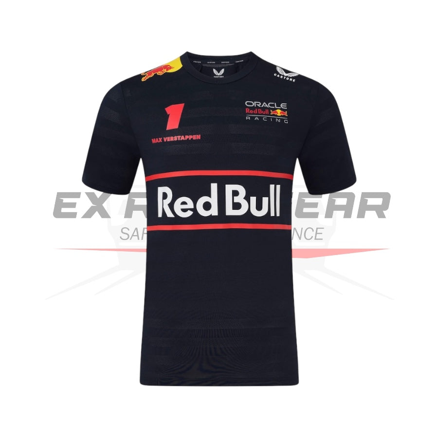 Red Bull Racing 2025 Team Max Verstappen Driver T-Shirt Ex Race Gear