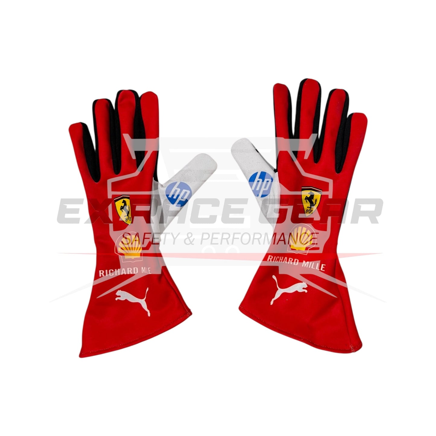 2025 F1 Scuderia Ferrari Gloves Ex Race Gear