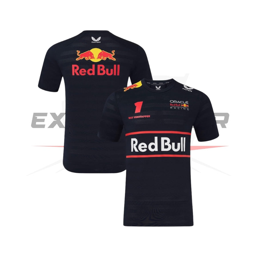 Red Bull Racing 2025 Team Max Verstappen Driver T-Shirt Ex Race Gear