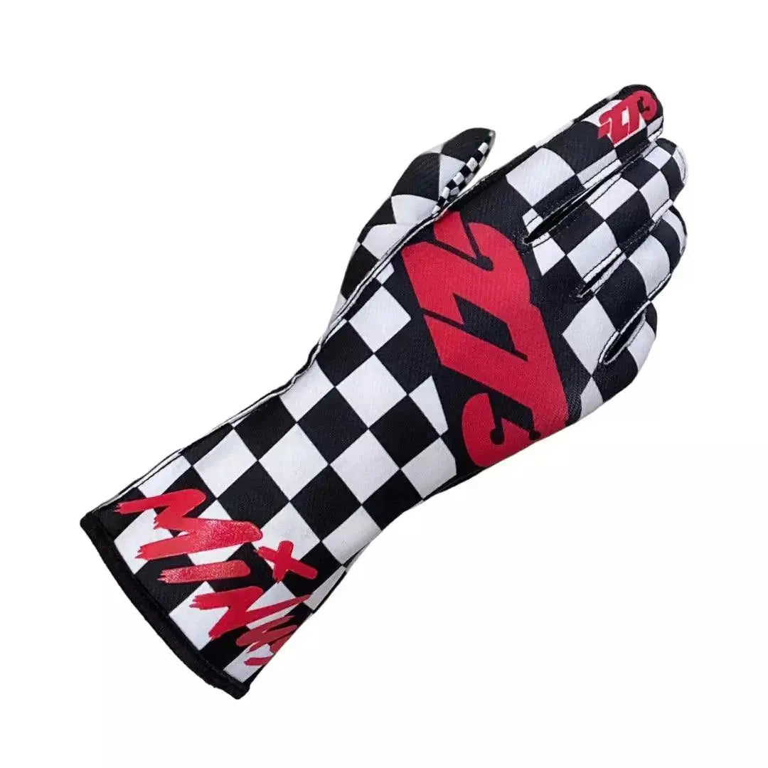 CRENSHAW Black/White/Red - Ex Race Gear