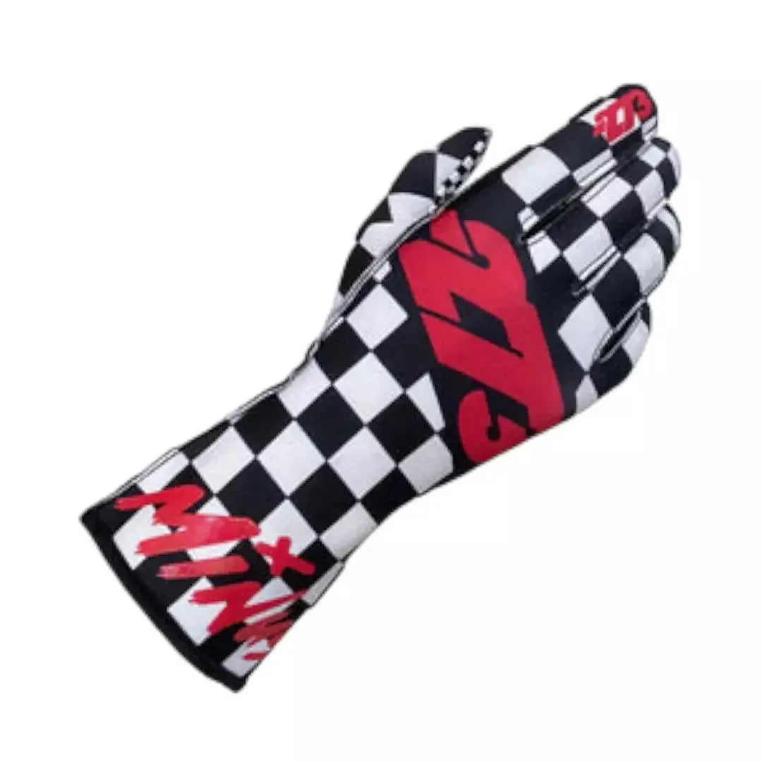 CRENSHAW Black/White/Red - Ex Race Gear