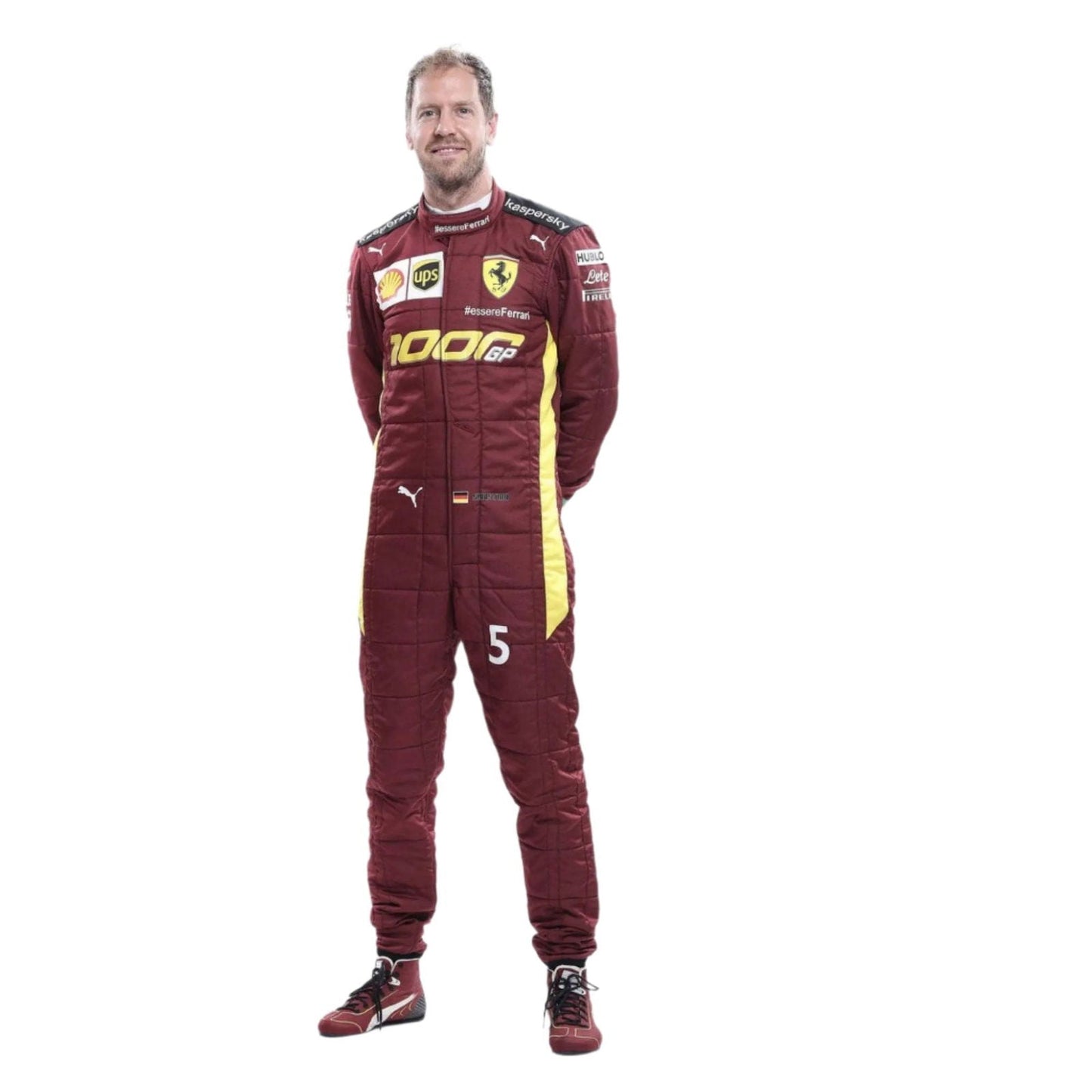 Charles Leclerc Sebastian Vettel 2020 F1 Replica Race Suit - Scuderia Ferrari 1000s -Ex Race Gear