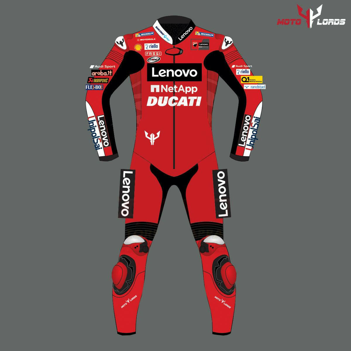 Ducati Jack Miller MotoGP 2021 Leather Riding Suit MotoLords