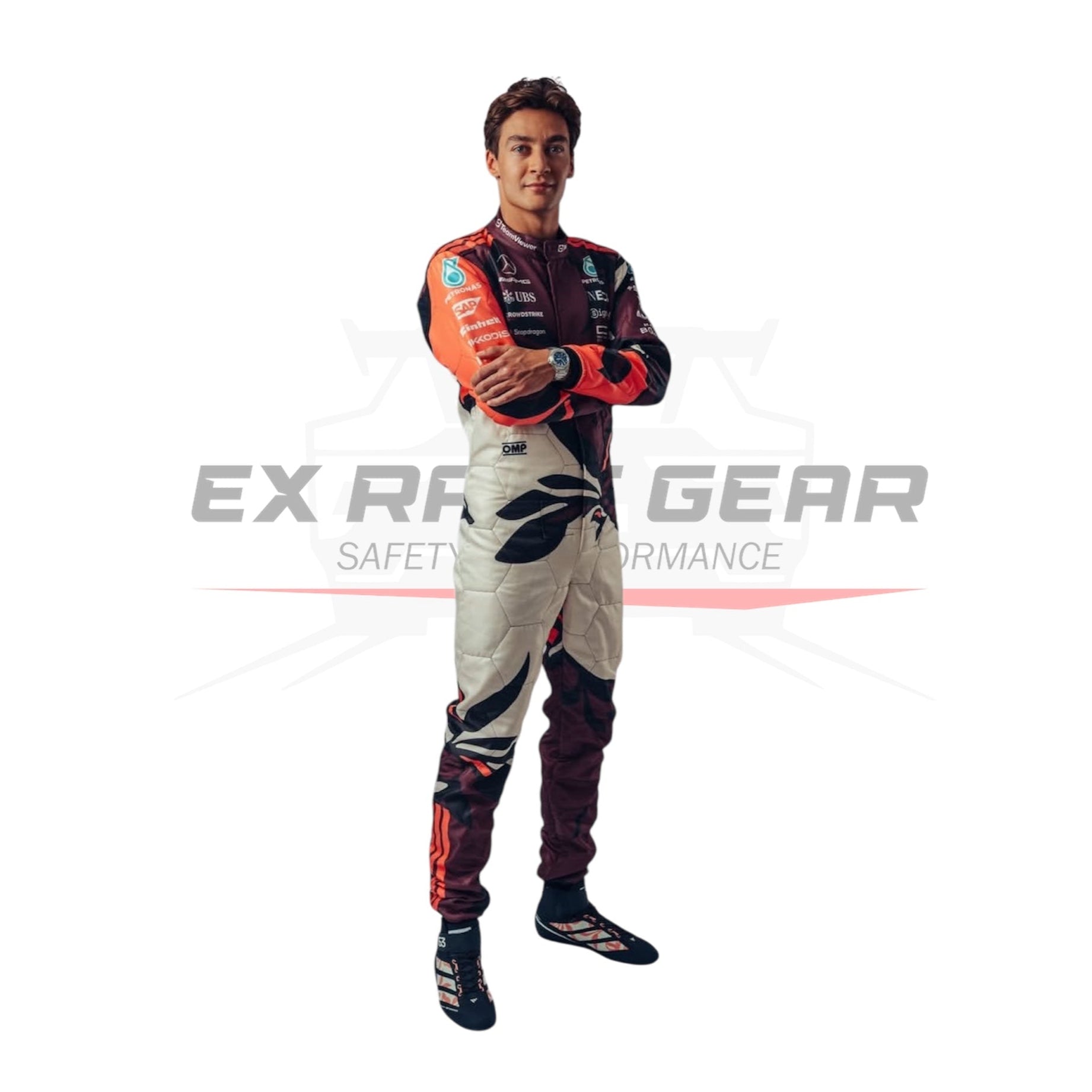 2025 Mercedes F1 Team Miami GP Race Suit Ex Race Gear