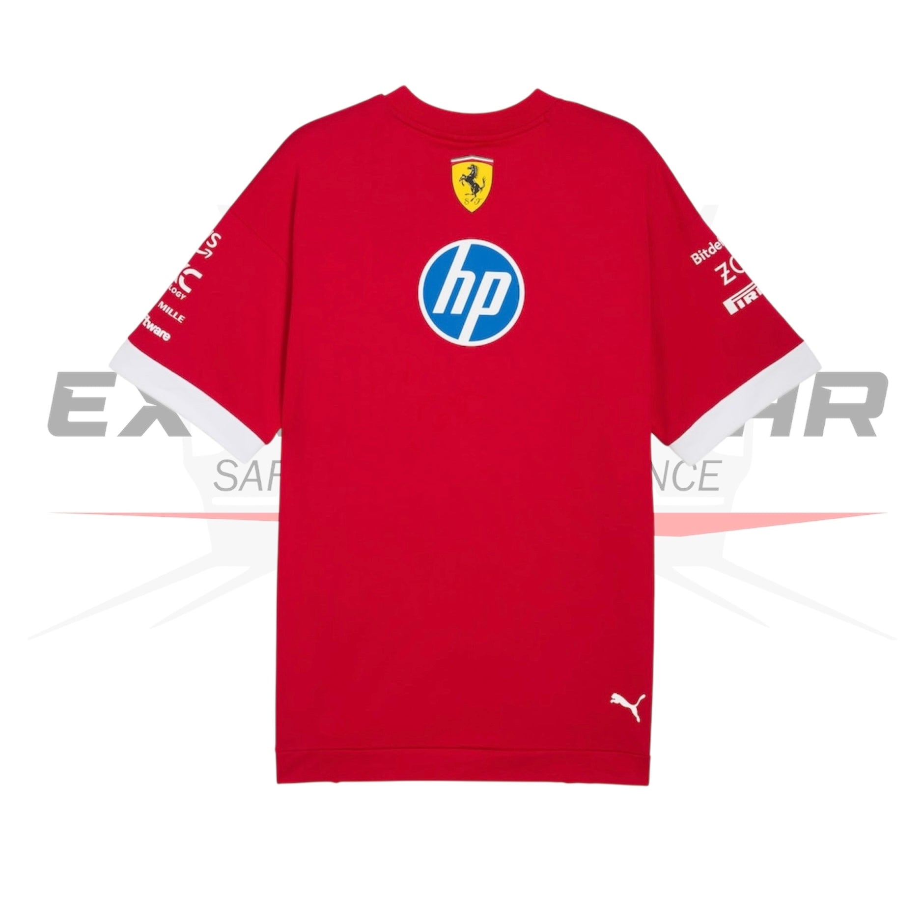 F1 Scuderia Ferrari 2025 Oversized Driver Replica T-shirt Ex Race Gear