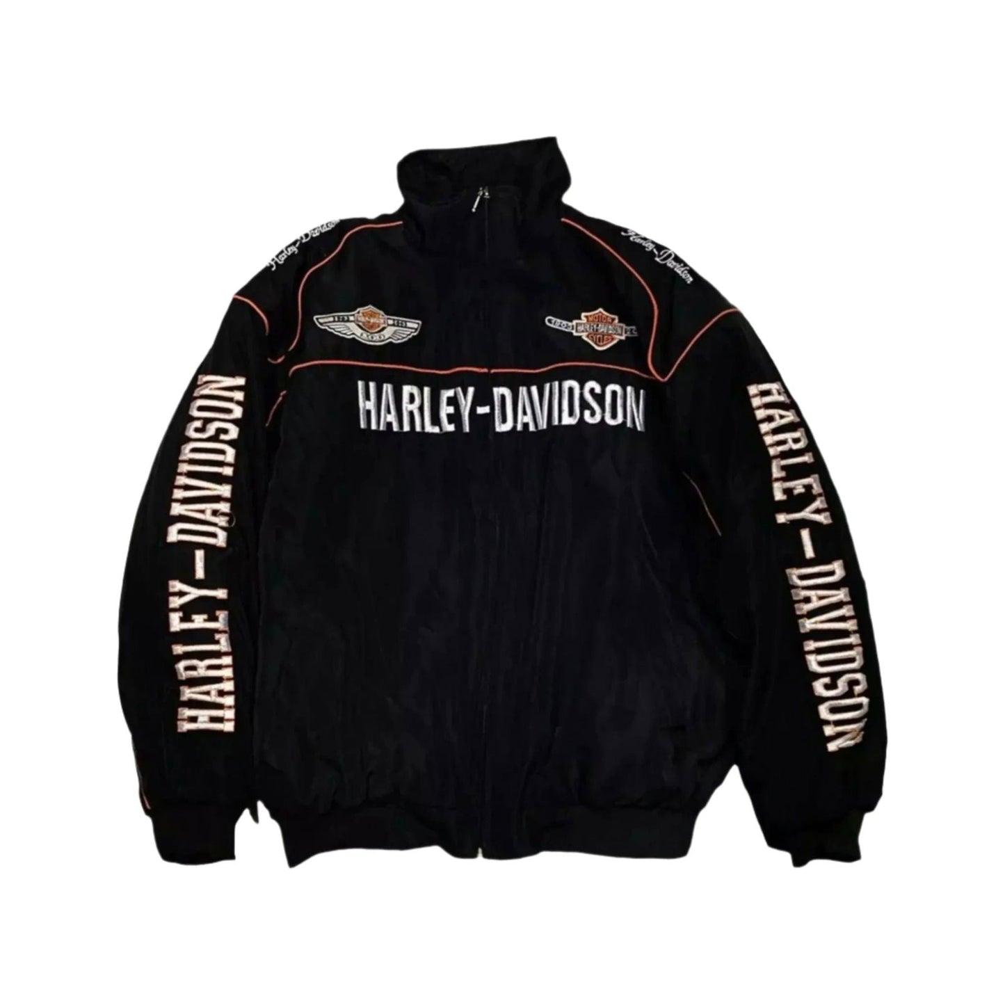 Exclusive Limited Edition Harley Davidson Retro F1 Racing Jacket - Speedxcrafts