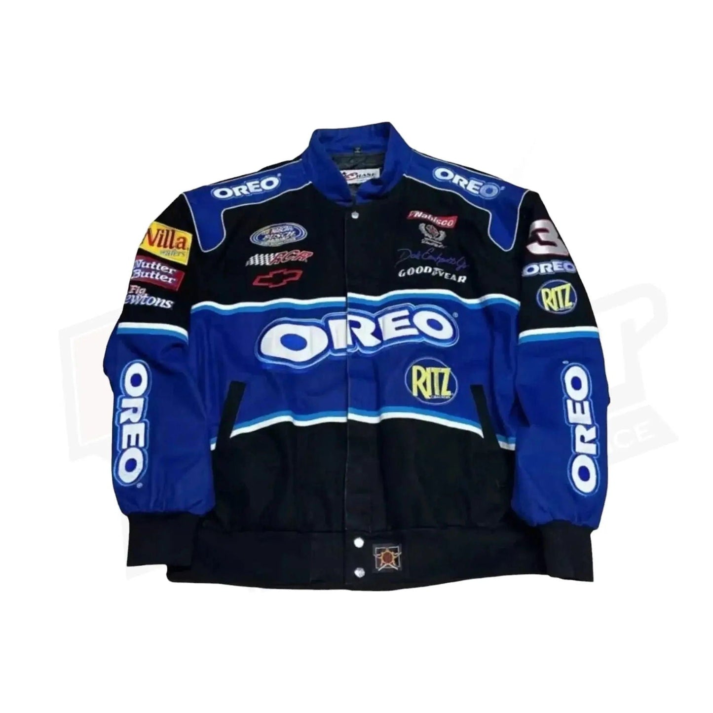 F1 Biker Racing Streetwear Embroidered Bomber Jacket - Speedxcrafts