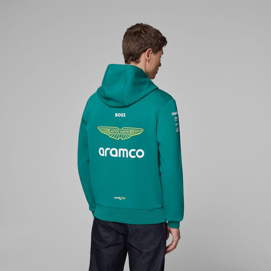 Aston Martin Aramco Cognizant F1 2025 Team Driver Hoodie Ex Race Gear