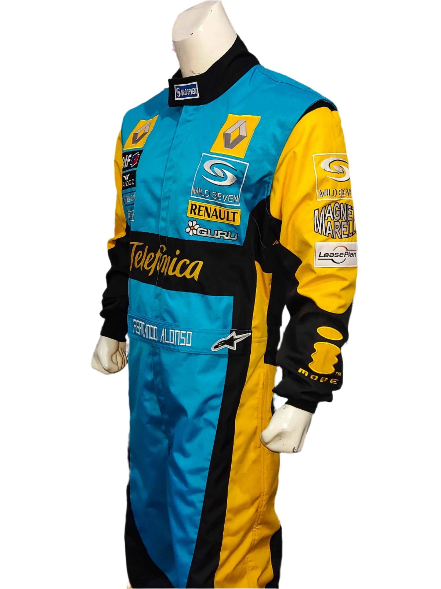 Fernando Alonso 2006 F1 Replica Embroidered Racing Suit / Renault F1 - Ex Race Gear