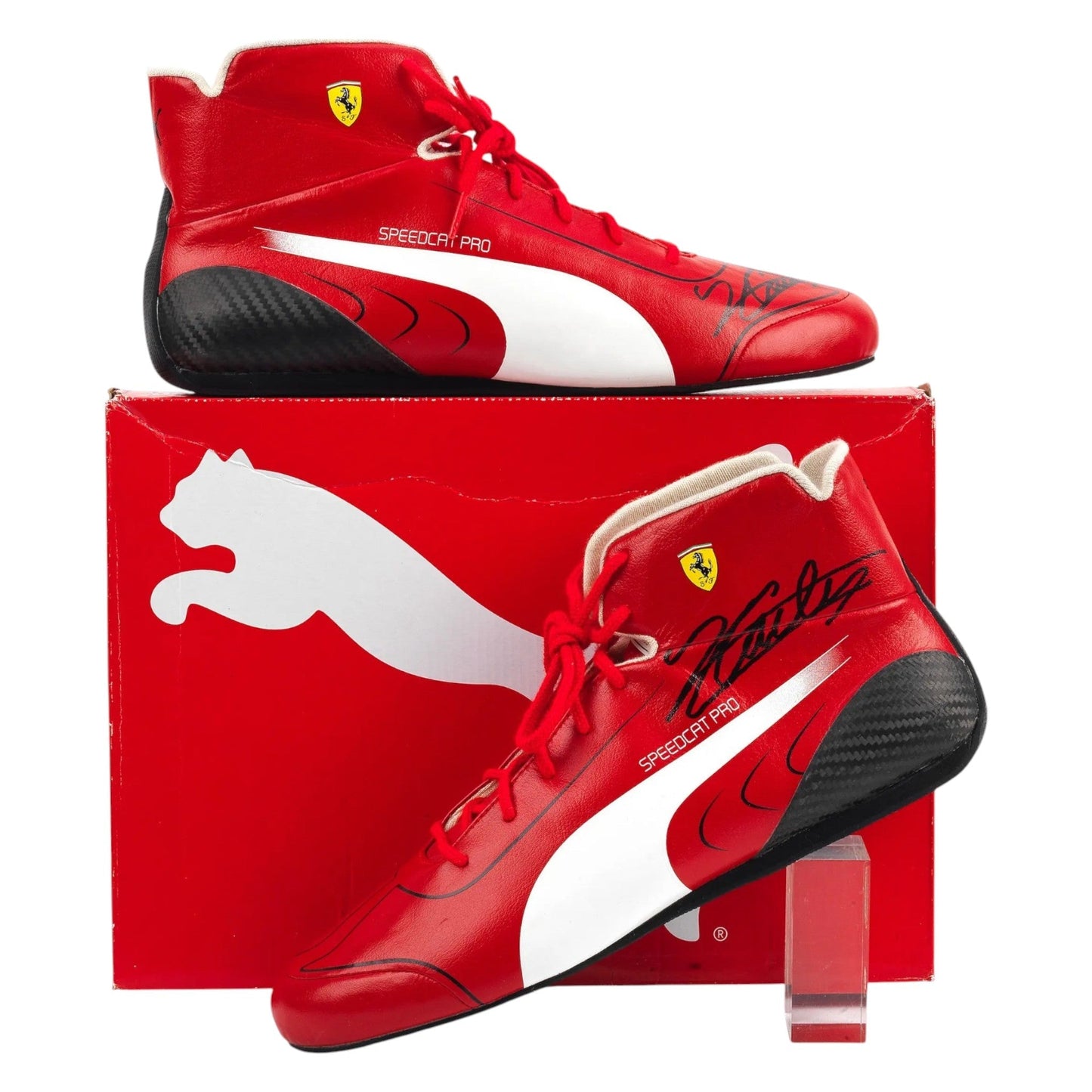 2020 Charles Leclerc Scuderia Ferrari F1 Racing Boots Ex Race Gear