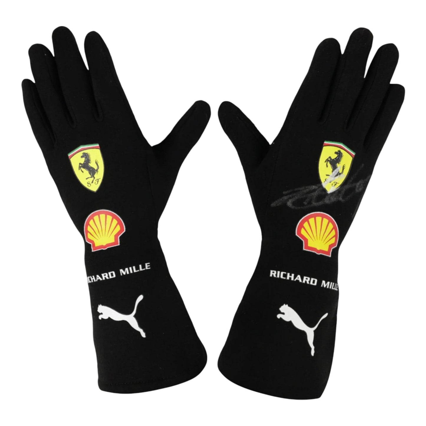 2021 New Scuderia Ferrari Race Gloves Carlos Sainz Ex Race Gear