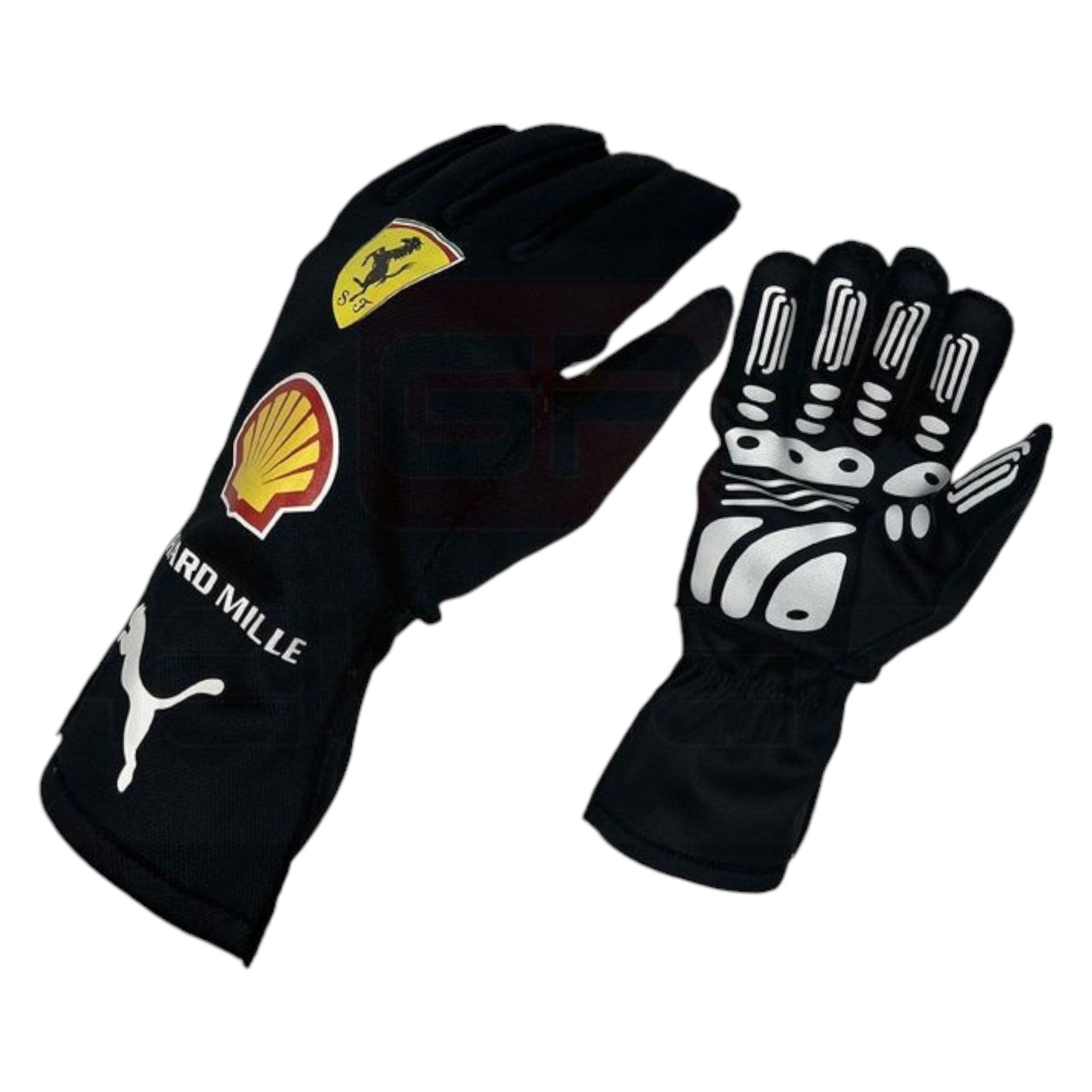 2021 New Scuderia Ferrari Race Gloves Carlos Sainz Ex Race Gear