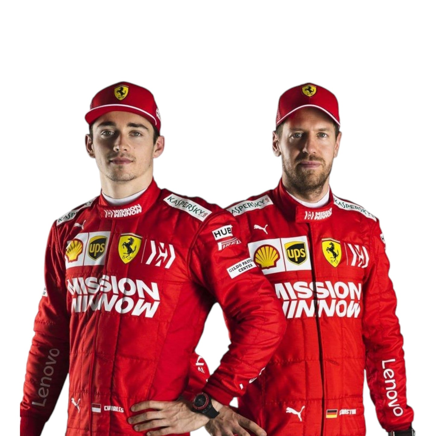 2019 Charles Leclerc Race Mission Winnow Scuderia Ferrari F1 Suit Rustle Racewears