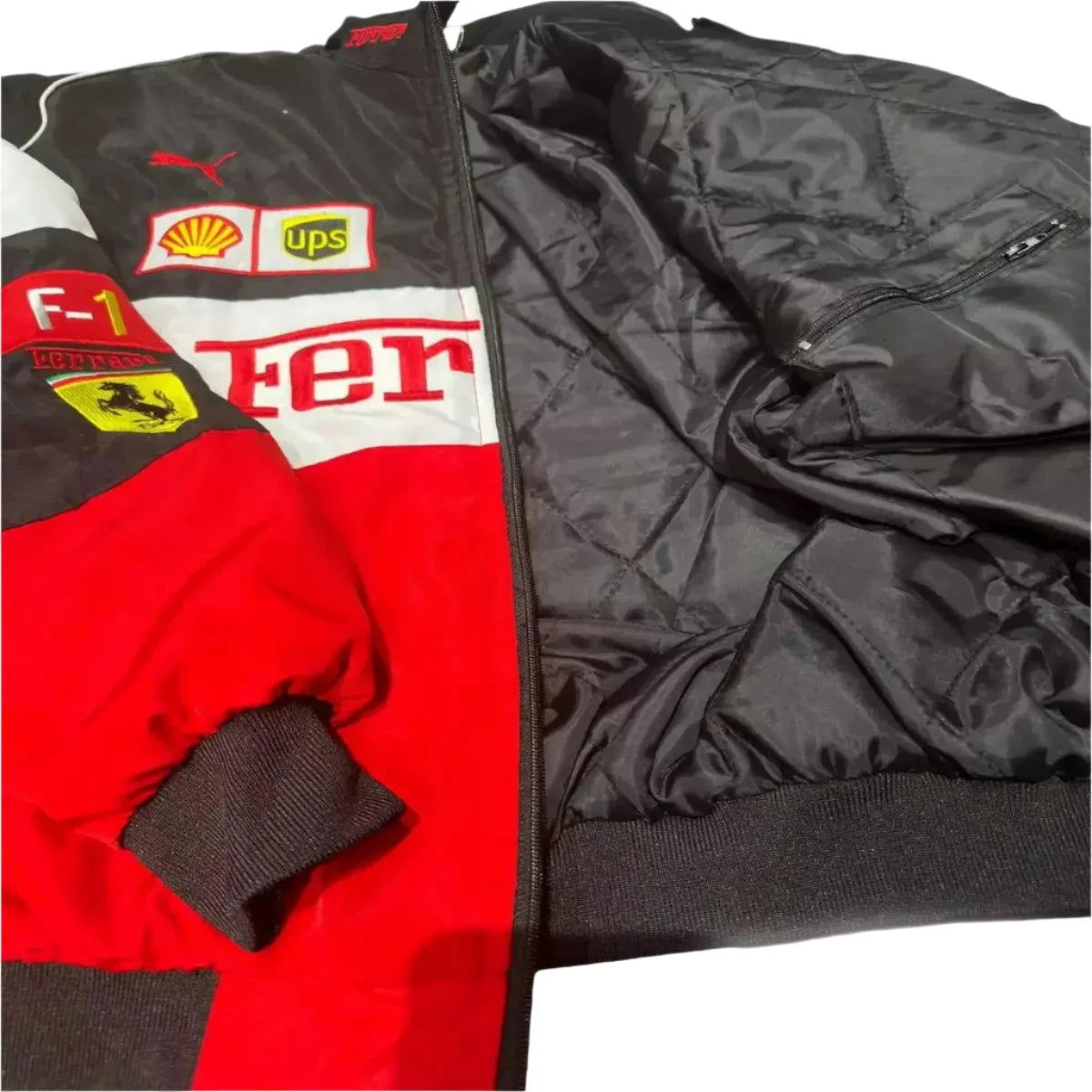 Ferrari F1 Fully Embroidered Jacket - Ex Race Gear