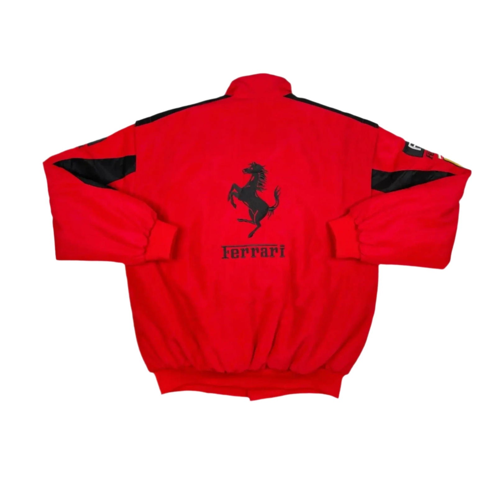 Ferrari F1 Vintage Embroidery Winter Racing Jacket - Ex Race Gear