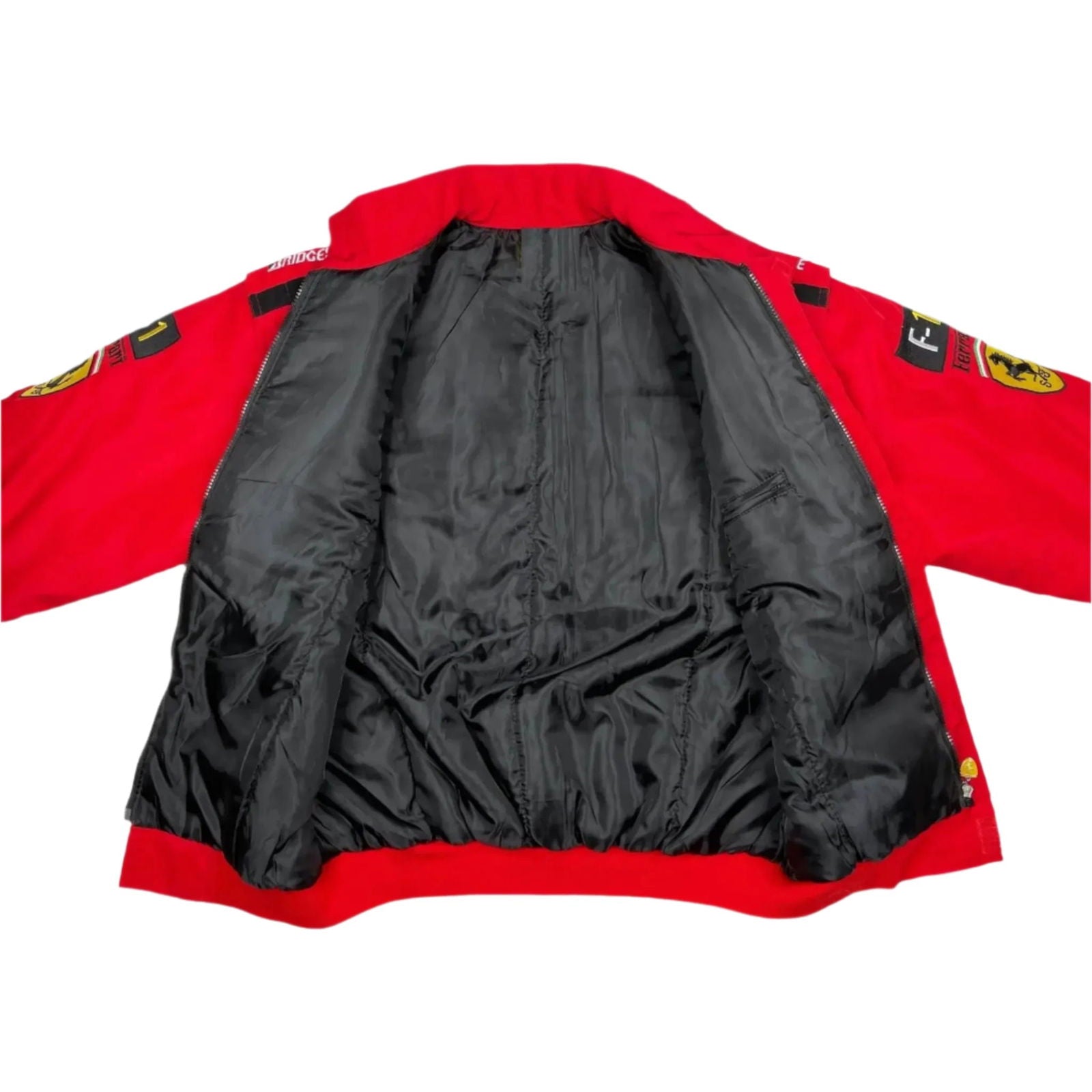 Ferrari F1 Vintage Embroidery Winter Racing Jacket - Ex Race Gear