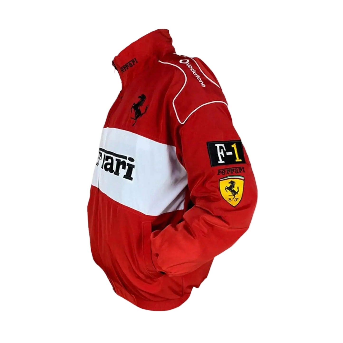 Ferrari Racing Jacket Red and White Nascar Edition - Ex Race Gear