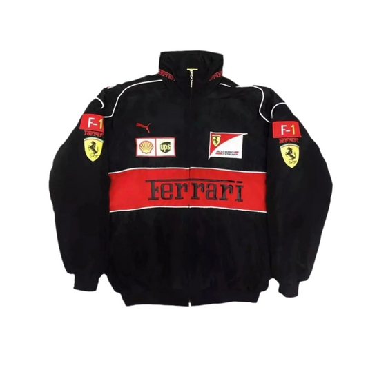 Ferrari Vintage Nascar Racing Jacket - Ex Race Gear