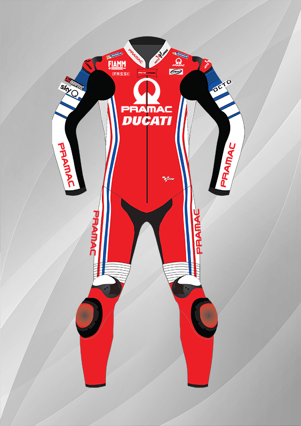 Francesco Bagnaia Ducati Paramac MotoGP 2020 Riding Suit MotoLords
