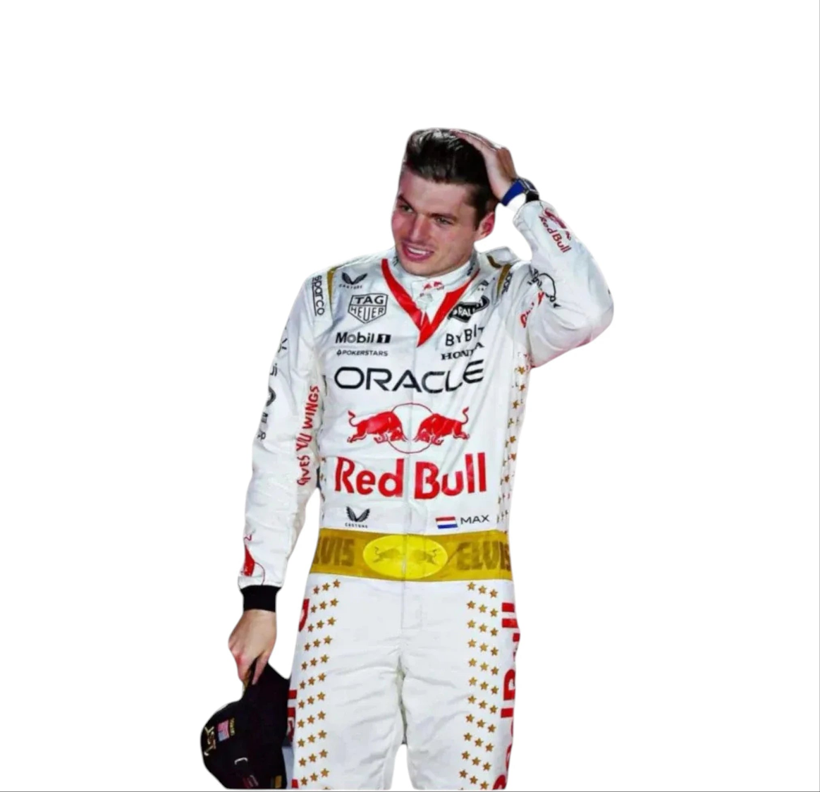 2023 Las Vegas Max Verstappen Red Bull F1 Race Suit Ex Race Gear
