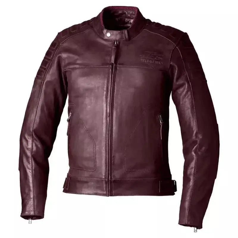 IOM TT BRANDISH 2 CE MENS LEATHER JACKET - Speedxcrafts