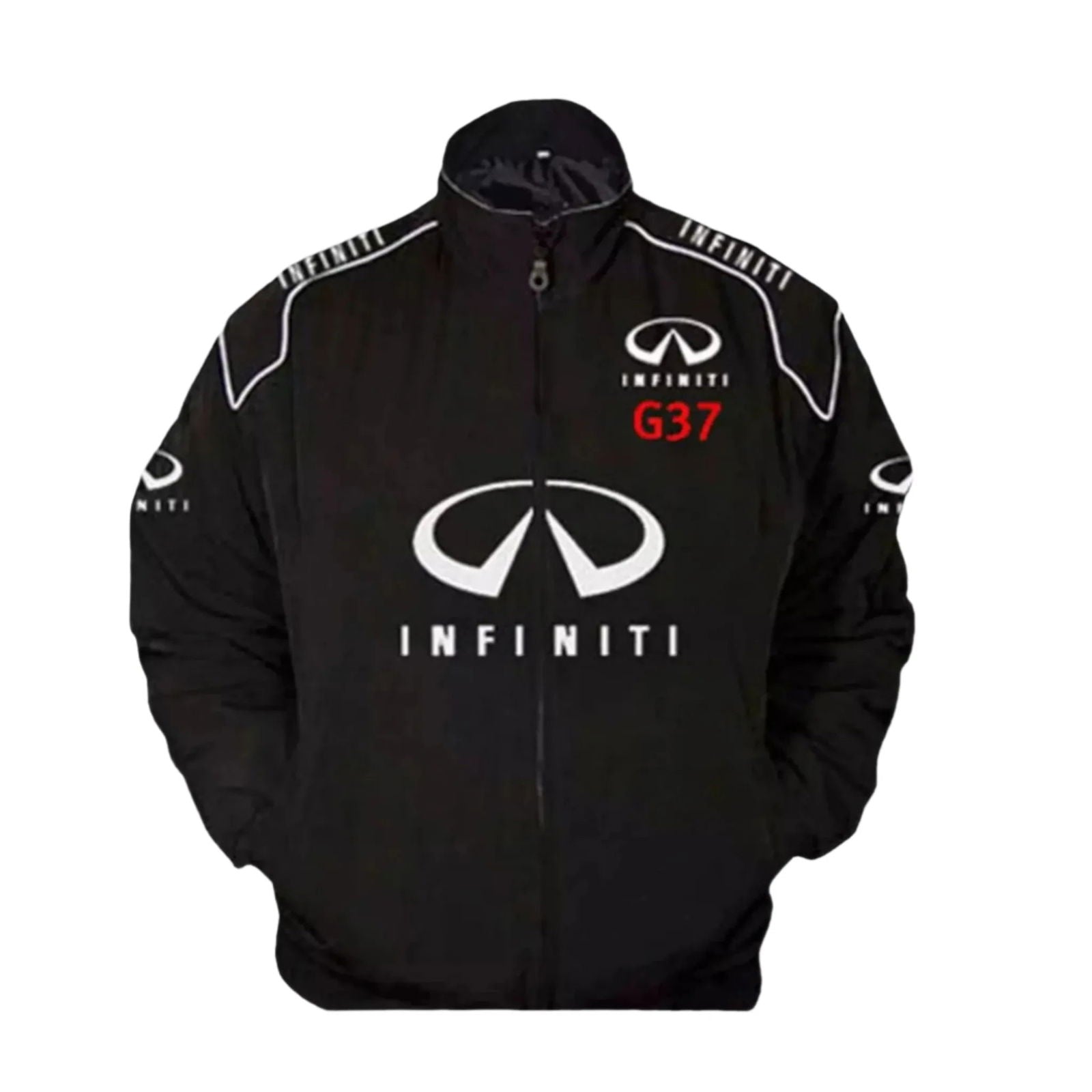 Infiniti G37 F1 Racing Jacket - Embroidered Motorsport Apparel - Speedxcrafts
