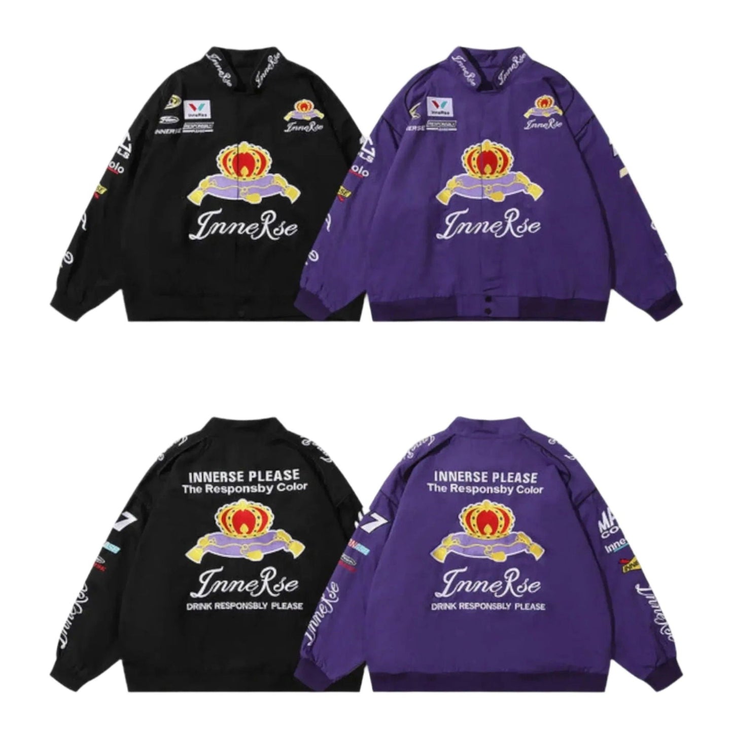 Innerse NASCAR Racing Jacket - Embroidered Motorsport Apparel - Ex Race Gear