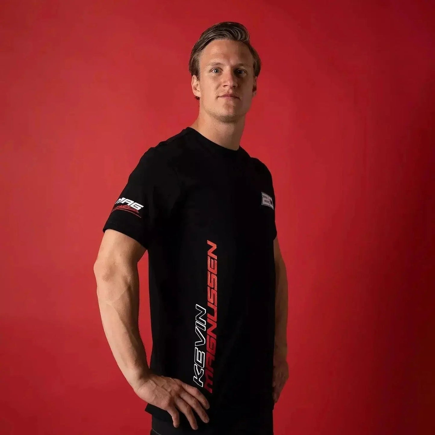 Kevin Magnussen 2023 T-shirt Black New desinged - Ex Race Gear