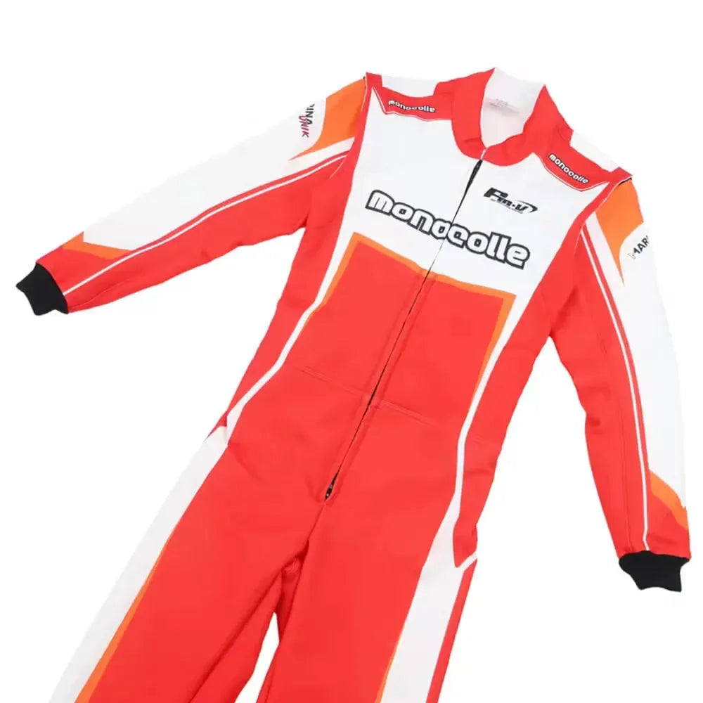 Marina Unik Red Racing Kart Suits DASH RACEGEAR