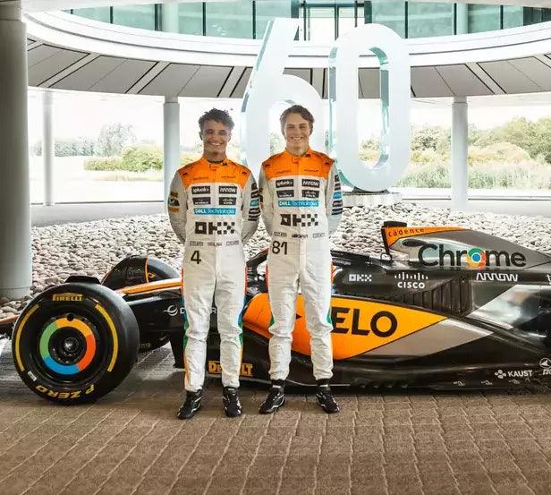 NEW MCLAREN SILVERSTONE OSCAR PIASTRI 2023 F1 TEAM RACE SUIT - Ex Race Gear