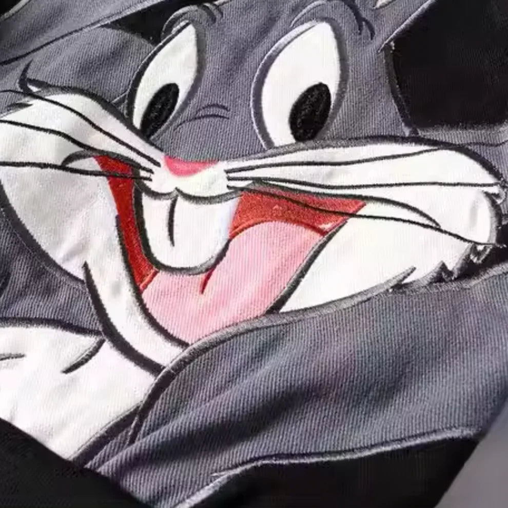 Rare Bugs Bunny NASCAR Vintage Embroidered Jacket - Unisex SHABA Collection
