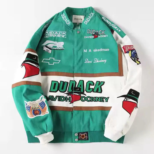 Rare David Hockney NASCAR Vintage Embroidered Jacket - Unisex SHABA Collection
