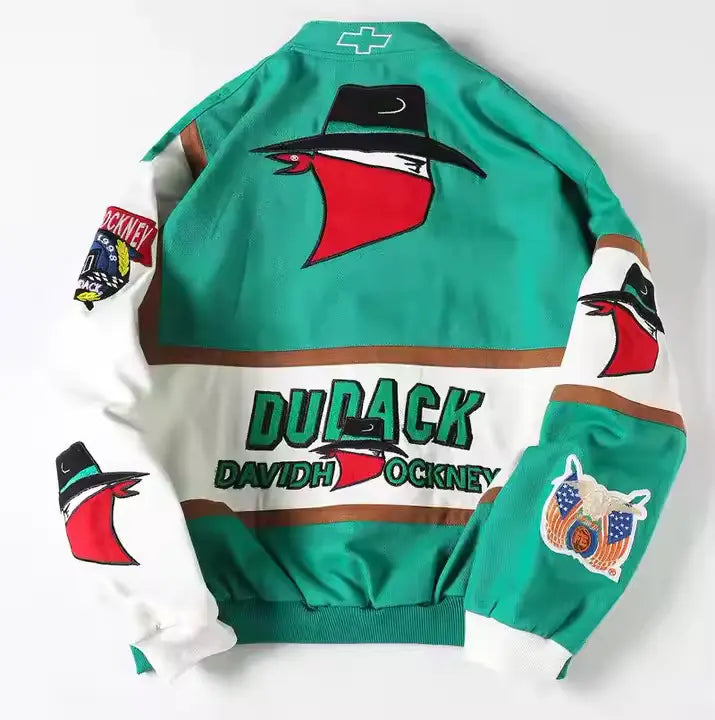 Rare David Hockney NASCAR Vintage Embroidered Jacket - Unisex SHABA Collection