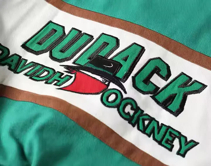 Rare David Hockney NASCAR Vintage Embroidered Jacket - Unisex SHABA Collection