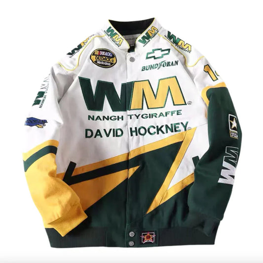 Rare David Hockney NASCAR Vintage Embroidered Jacket - Unisex SHABA Collection
