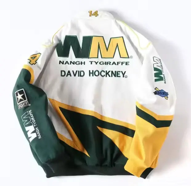 Rare David Hockney NASCAR Vintage Embroidered Jacket - Unisex SHABA Collection
