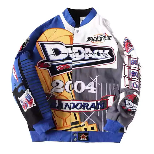 Rare Dudack 2004 NASCAR Vintage Embroidered Jacket - Unisex SHABA Collection