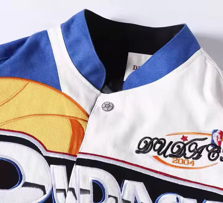 Rare Dudack 2004 NASCAR Vintage Embroidered Jacket - Unisex SHABA Collection