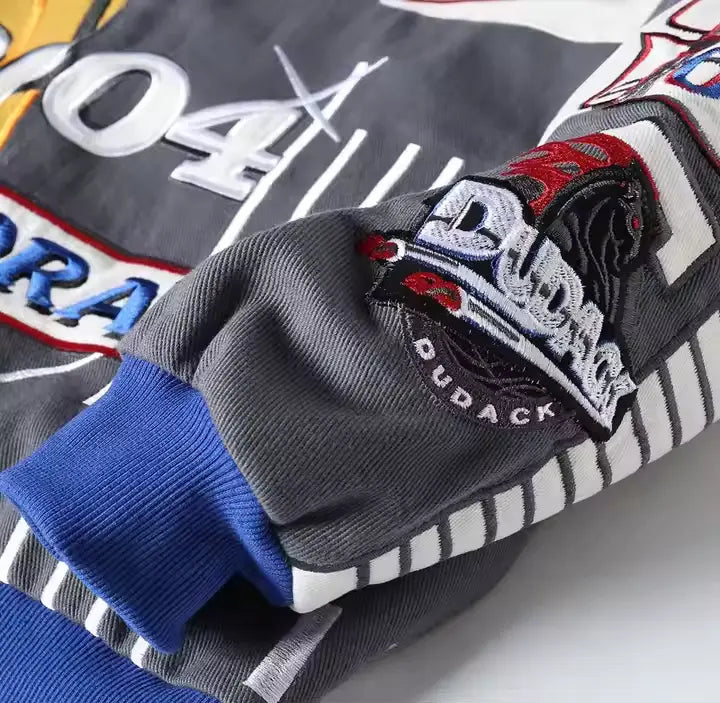 Rare Dudack 2004 NASCAR Vintage Embroidered Jacket - Unisex SHABA Collection