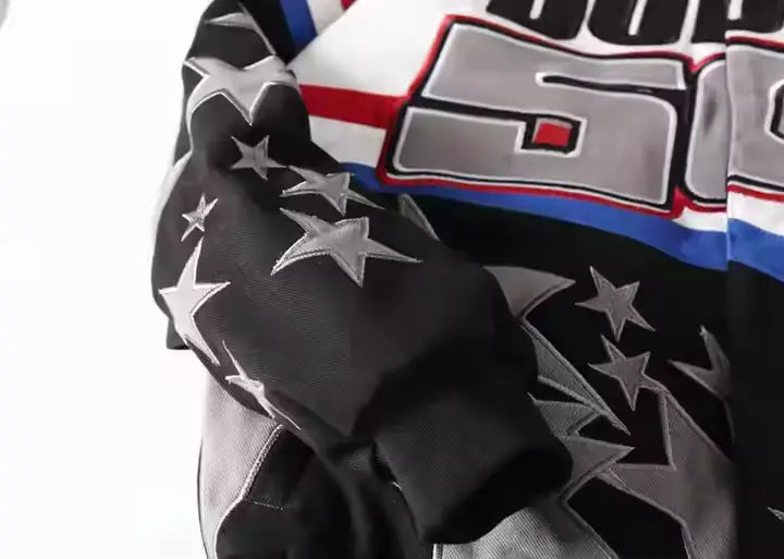 Rare Dudack 500 NASCAR Vintage Embroidered Jacket - Unisex SHABA Collection