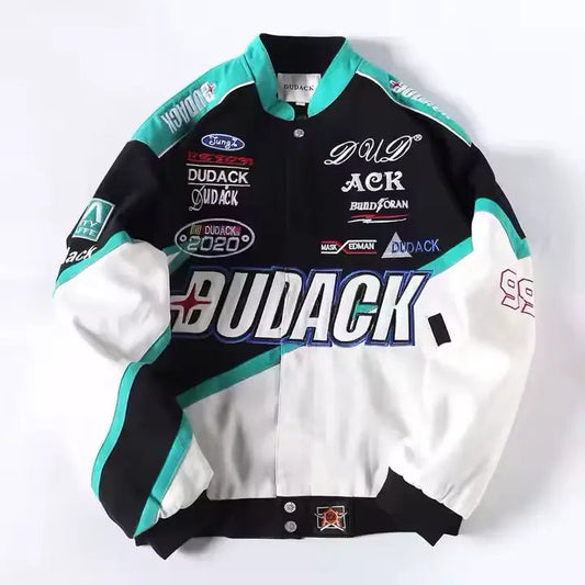 Rare Dudack NASCAR Vintage Embroidered Jacket - Unisex SHABA Collection