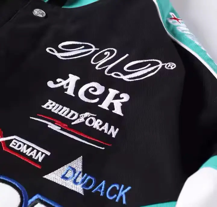 Rare Dudack NASCAR Vintage Embroidered Jacket - Unisex SHABA Collection