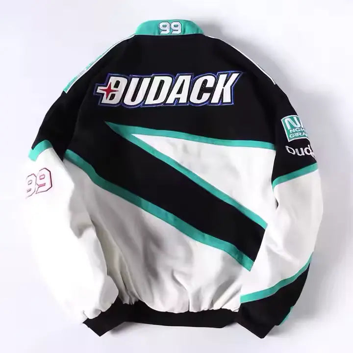 Rare Dudack NASCAR Vintage Embroidered Jacket - Unisex SHABA Collection