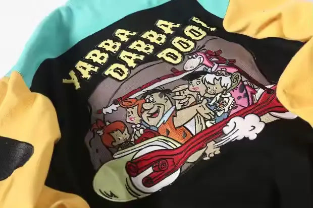 Rare Flintstones NASCAR Vintage Embroidered Jacket - Unisex SHABA Collection