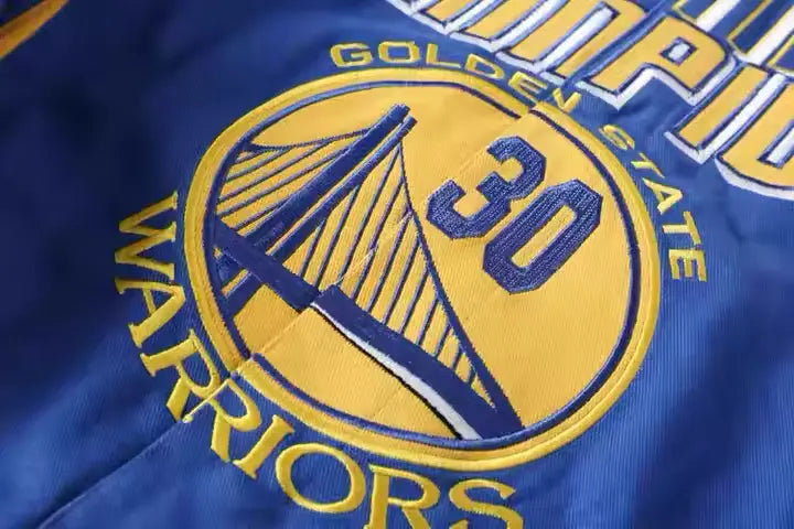 Rare Golden State Warriors Vintage Embroidered Jacket - Unisex SHABA Collection
