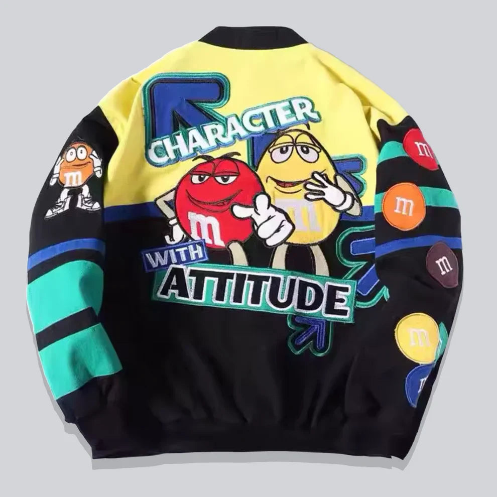Rare M&M's NASCAR Vintage Embroidered Jacket - Unisex SHABA Collection